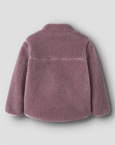 Name It - NMNMattia Sherpa Jakke - Wistful Mauve 
